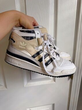 adidas gazelle silver green womens Adidas Women's Triple Platforum Hi Off White / Off White / Cream White High  Top Sneakers main image 0